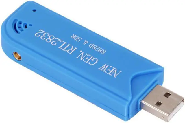 Alt view image 4 of 6 - USB 2.0 TV Receiver DAB FM RTL2832U R828D SDR RTL A300U 25MHz-1760MHz Receiving Frequency Tuner Dongle Stick with Antenna