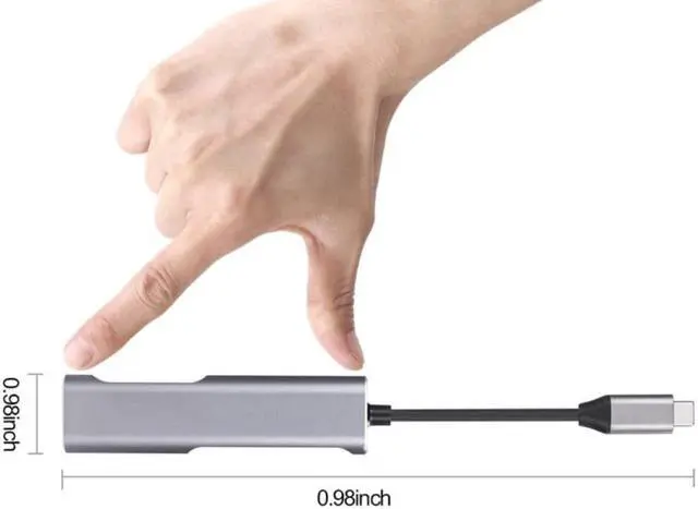 Alt view image 2 of 6 - Tebe USB-C Hub Type C To 4K HDMI-compatible USB 3.0 SD/TF Card Reader USB C Hub Splitter for Nintendo Switch Macbook Huawei