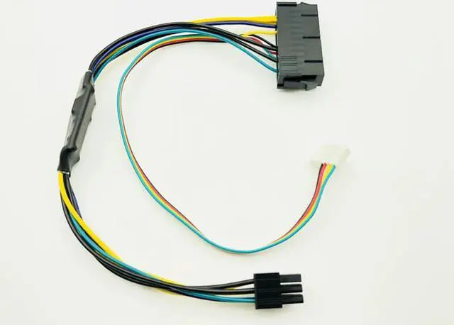 Alt view image 2 of 6 - 30cm ATX Main 24Pin to 6Pin PCI-E PSU Power Adapter Cable 18AWG Power Supply for HP Z220 Z230 SFF Server Workstation Motherboard