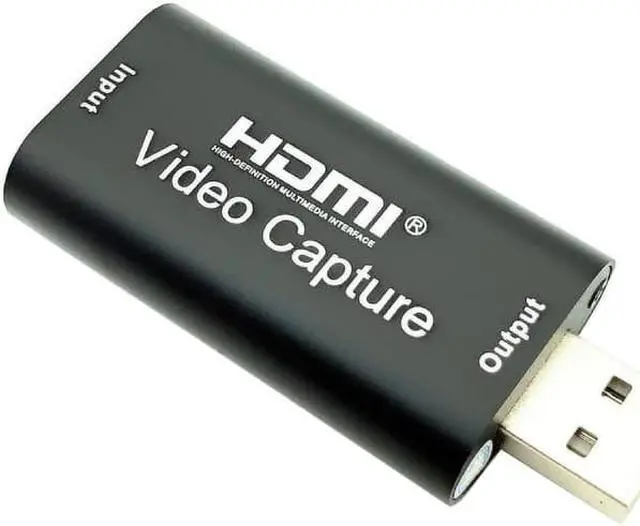Alt view image 2 of 6 - HDMI Capture Card Video Capture Device Game Capture USB 2.0 Grabber Recorder 4K 1080P for PS4 Game DVD HD Camera Live Streaming