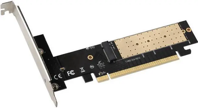 Alt view image 3 of 6 - M.2 to PCIE X16 Adapter M.2 NVMe SSD NGFF TO PCIE 3.0 X16 Adapter M Key Card Support PCI Express 3.0 x4 2230 - 2280 Size m.2 SSD