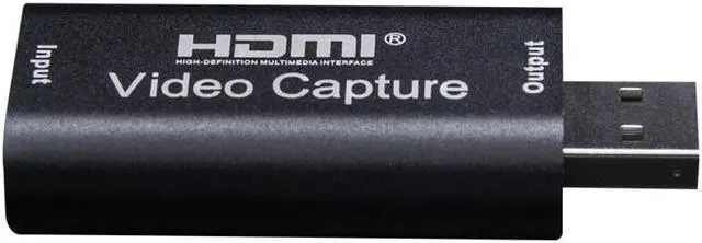 Alt view image 2 of 6 - Mini Video Capture Card USB 2.0 HDMI Video Capture Grabber Phone Game HD Camera Capture Recording Box PC Live Streaming USB HDMI