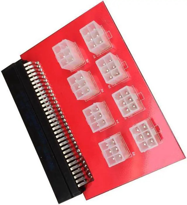 Alt view image 2 of 6 - 1200W Switching Power Supply Adapter Module for GPU Open Rig Mining BTC ETH Ethereum Electronic Component Power Convert Card