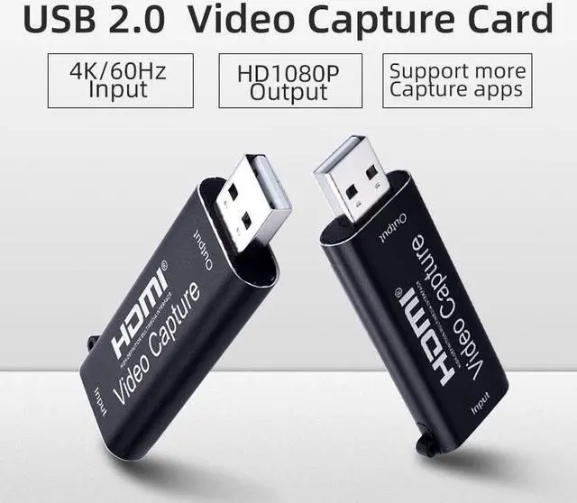 Alt view image 5 of 6 - HDMI Capture Card 4K 1080P USB 2.0 Audio Video Capture Card Device Game Capture HD Live Streaming for PC PS3/4 Xbox One Recorder