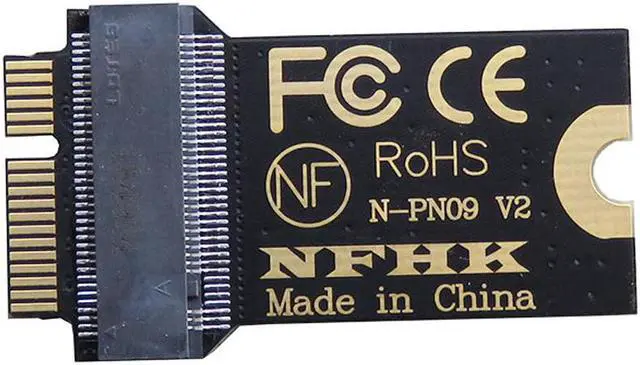 Alt view image 2 of 3 - M.2 WiFi Adapter Connector A KEY A+E KEY 2230 M.2 WiFi Wireless Converter Riser Card Adapter for 2013-2017 Macbook Air WiFi Card