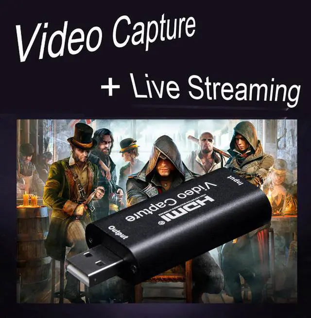 Main image of Video Capture Card HDMI 4K 1080P 30fps USB Phone Computer Game TV BOX DVD HD Recorder Capturing Box for PC Live Stream Broadcast