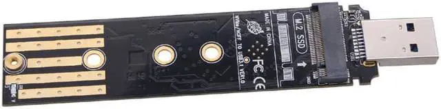 Alt view image 3 of 6 - RTL9210B Dual Protocol SSD Enclosure USB C M.2 NVME PCIe NGFF USB3.1 GEN2 10Gbps M2 SSD Case Adapter for 2230/2242/2260/2280 SSD