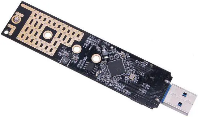 Alt view image 3 of 6 - NVMe to USB Adapter M.2 SSD to USB 3.1 Type A Card M2 to USB Adapter Realtek RTL9210 Chips M Key NVME PCIE SSD Enclosure Adapter