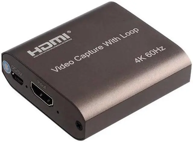 Main image of 4K 60hz Loop Out HDMI Capture Card Audio Video Recording Plate Live Streaming USB 1080p 60fps Grabber for PC PS4 Game DVD Camera
