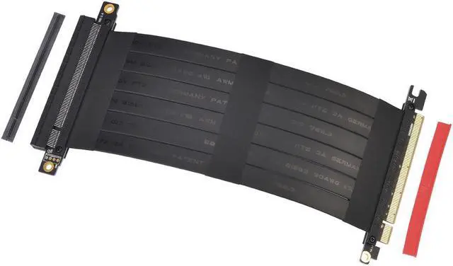 Alt view image 6 of 6 - Computer Cable Connector PCI Express Extension Cable Riser Card PCI-E 16X PCIE Extender PC Cable Graphics Card Riser Adapter