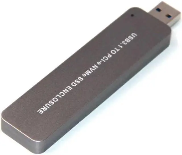 Alt view image 2 of 6 - SSD Case LM903 USB3.1 to PCI-E NVME M.2 TYPE-A SSD Hard Disk Box Adapter Card External Enclosure Case for 2242/2260/2280 SSD