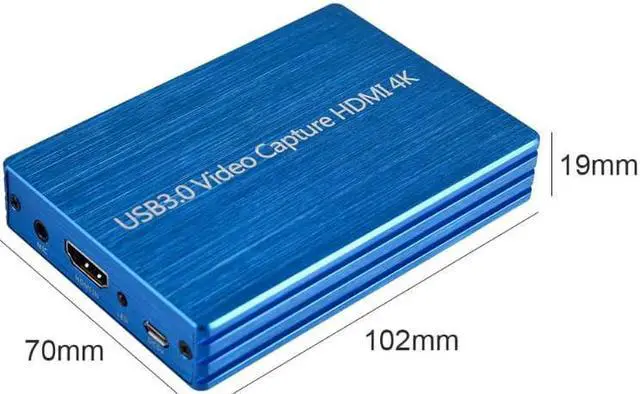 Alt view image 2 of 6 - 4K 1080P HDMI to USB 3.0 Video Capture Card for OBS Live Stream Broadcast Case Automatically Adjust Settings for Output Size