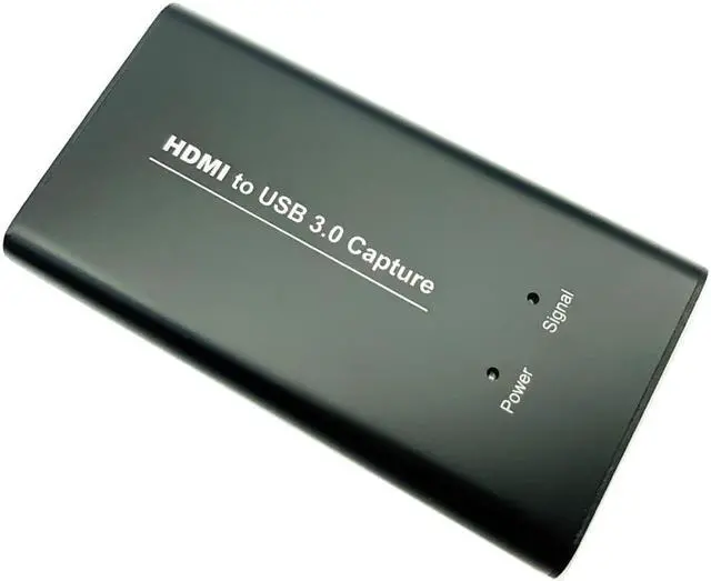 Alt view image 2 of 6 - Video Capture Card Device USB 3.0 HDMI 1080P 60FPS Capturing Game Recording Dongle Box for PC Live Streaming Broadcast MIC Input