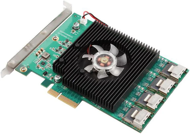 Main image of 16-Port PCI-Express SATA 3.0 SATA3 6.0 Gbps PCI-e Controller Expansion Card Best Price