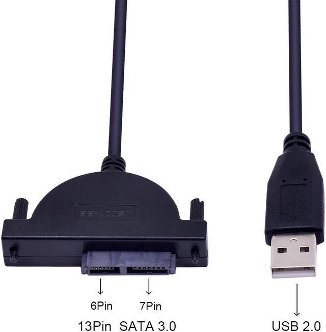 Test d'un adaptateur SATA 22 broches - USB 