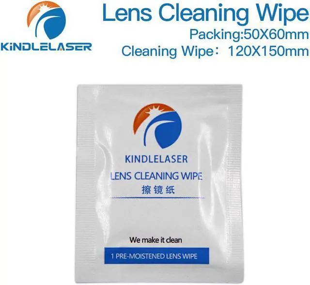 Alt view image 3 of 7 - Lingettes nettoyantes pour lentilles Laser, 10 pièces, pour lentilles Laser 10,6 um CO2 et 1064nm à Fiber miroir