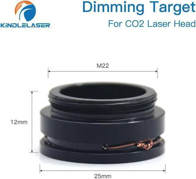 Alt view image 2 of 7 - KINDLELASER  dispositif d'étalonnage du chemin Laser, Kit d'alignement du régulateur de lumière, cible de gradation pour tête Laser, Machine de découpe Laser CO2