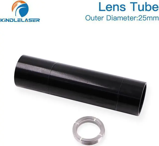 Main image of Kindelaser  Tube de lentille CO2 O.D.25mm, pour lentille D20 F50.8/63.5/101.6mm, Machine de découpe Laser CO2