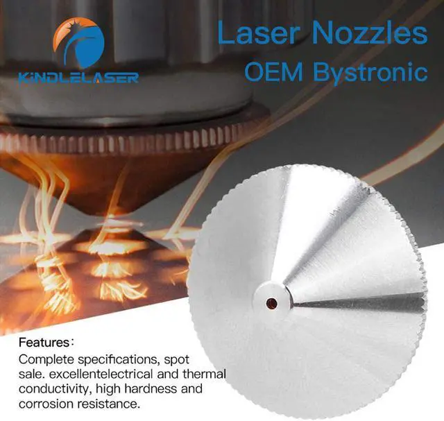 Alt view image 4 of 7 - Kindelaser  Base de buse Laser à Fiber bystronique D52mm H9.5mm, accessoires de Machine de découpe Laser Bystronic, siège de buse Laser