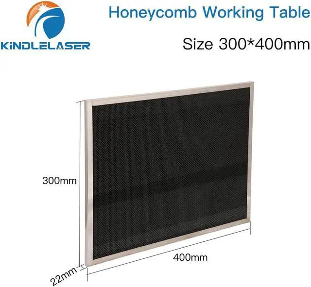 Alt view image 2 of 7 - KINDLELASER  Table de travail en nid d'abeille, dimensions personnalisables 300x400mm, plate-forme Laser, pièce pour graveur Laser CO2, Machine de découpe