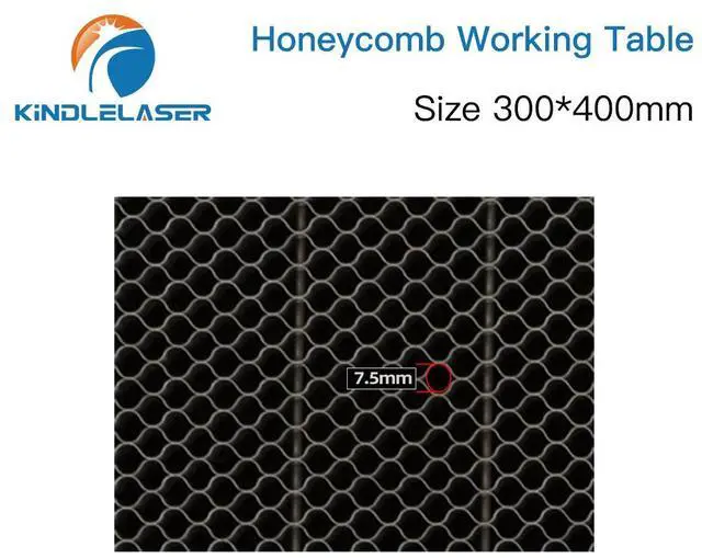 Alt view image 4 of 7 - KINDLELASER  Table de travail en nid d'abeille, dimensions personnalisables 300x400mm, plate-forme Laser, pièce pour graveur Laser CO2, Machine de découpe