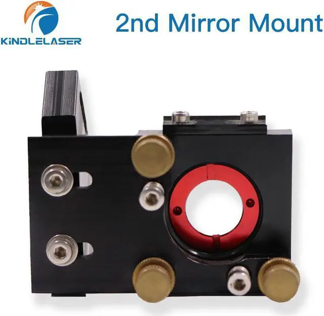 Alt view image 4 of 7 - KINDLELASER  deuxième miroir Laser CO2 noir, montage intégré pour Machine à graver Laser 25mm
