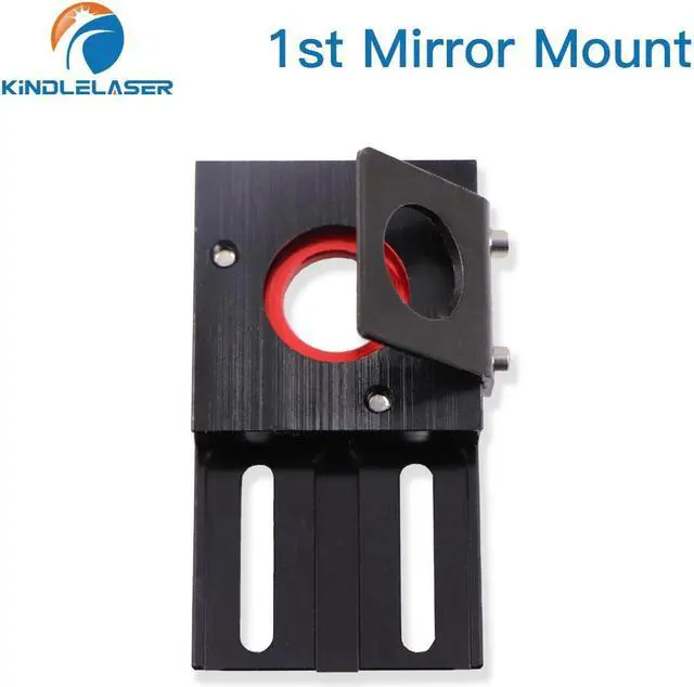 Alt view image 4 of 4 - KINDLELASER  miroir à premier reflet CO2 25mm, Support de montage intégré pour Machine de découpe et gravure Laser