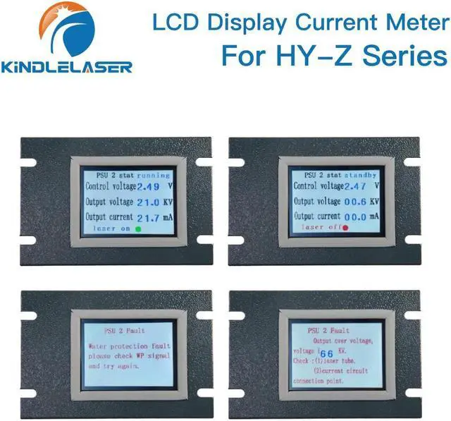Alt view image 4 of 4 - Kindle Laser  alimentation Laser CO2, affichage LCD, compteur de courant, écran externe pour série HY-Z