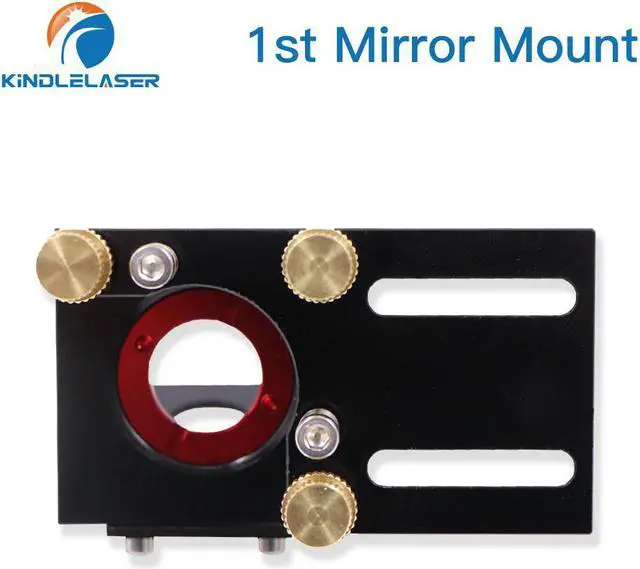 Alt view image 3 of 4 - KINDLELASER  miroir à premier reflet CO2 25mm, Support de montage intégré pour Machine de découpe et gravure Laser