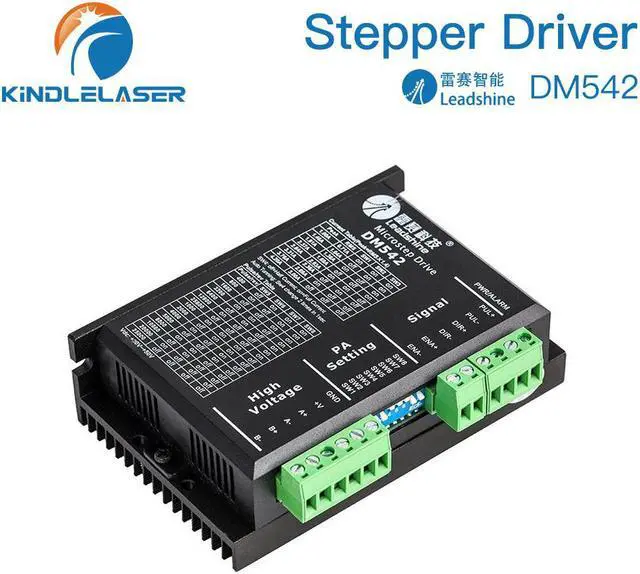 Main image of Leadshine  pilote pas à pas DM542, 2 phases, 20-50vac, 1.0  4,2a, pour moteur pas à pas NEMA17 NEMA23 42 57