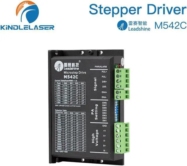 Alt view image 2 of 4 - KINDLELASER Leadshine  pilote pas à pas 2 phases M542C 20-50 VAC 1.0  4.2A