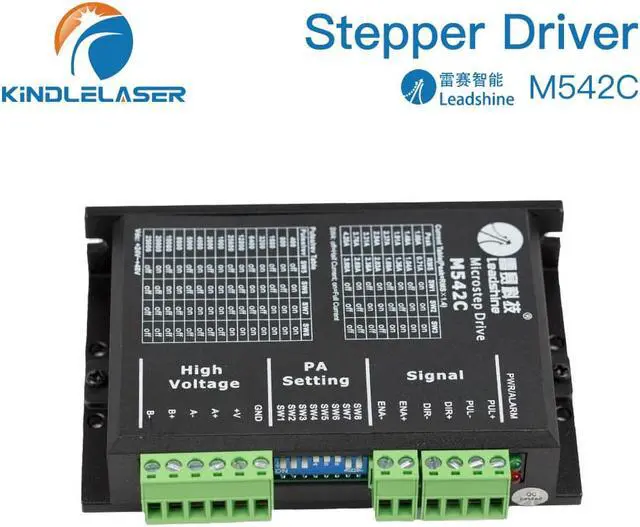 Alt view image 3 of 4 - KINDLELASER Leadshine  pilote pas à pas 2 phases M542C 20-50 VAC 1.0  4.2A