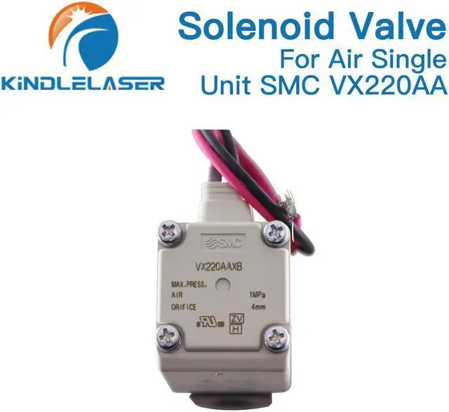 Alt view image 3 of 4 - KINDLELASER  électrovanne 24V 220V 1/4 "BSP, électrovanne directe 2 pôles pour Air, Machine de découpe Laser à une unité