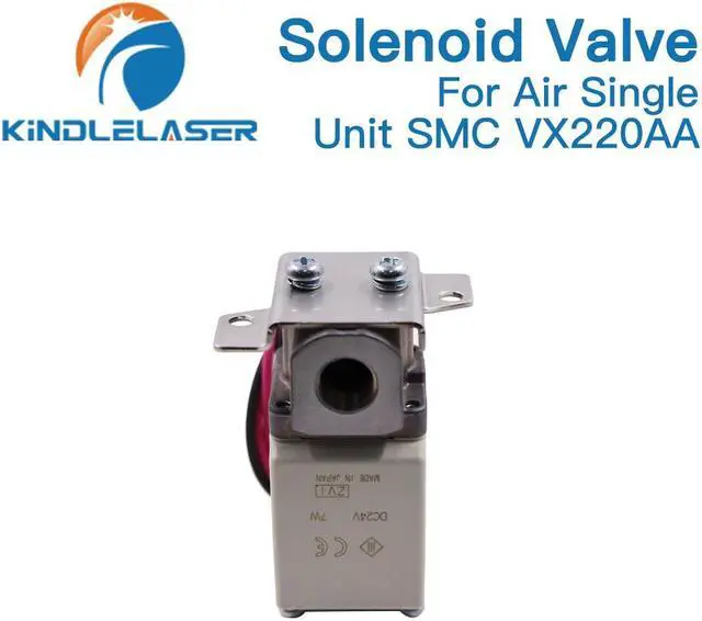 Alt view image 4 of 4 - KINDLELASER  électrovanne 24V 220V 1/4 "BSP, électrovanne directe 2 pôles pour Air, Machine de découpe Laser à une unité