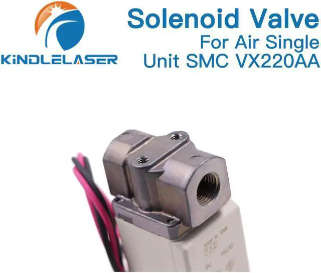 Alt view image 2 of 4 - KINDLELASER  électrovanne 24V 220V 1/4 "BSP, électrovanne directe 2 pôles pour Air, Machine de découpe Laser à une unité