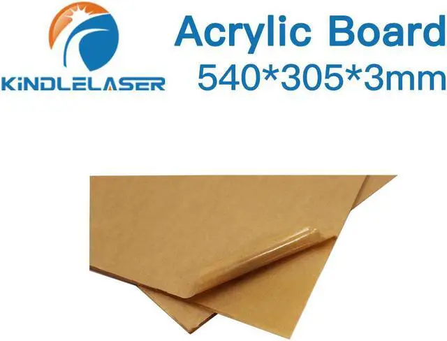 Alt view image 3 of 4 - Kindle Laser  panneau acrylique, matériel de gravure Laser 54x30.5cm pour Mini imprimante Laser 3d de bureau, bricolage, 10 pièces