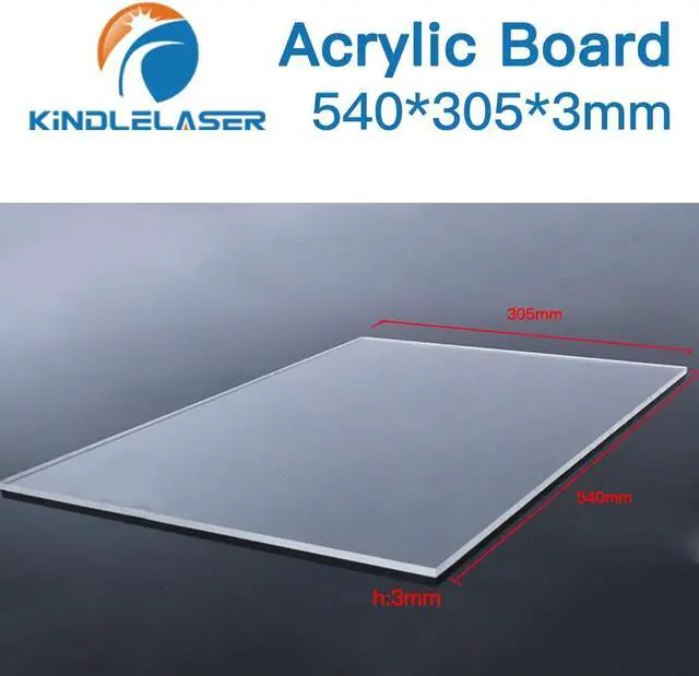 Alt view image 2 of 4 - Kindle Laser  panneau acrylique, matériel de gravure Laser 54x30.5cm pour Mini imprimante Laser 3d de bureau, bricolage, 10 pièces