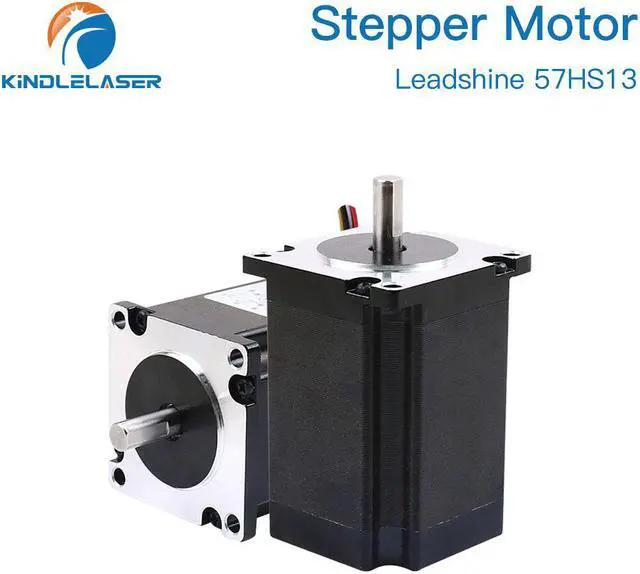Alt view image 2 of 4 - KINDLELASER Leadshine 2 Phase moteur pas à pas 57HS13 pour NEMA 23 4A longueur 76mm arbre 6.35mm