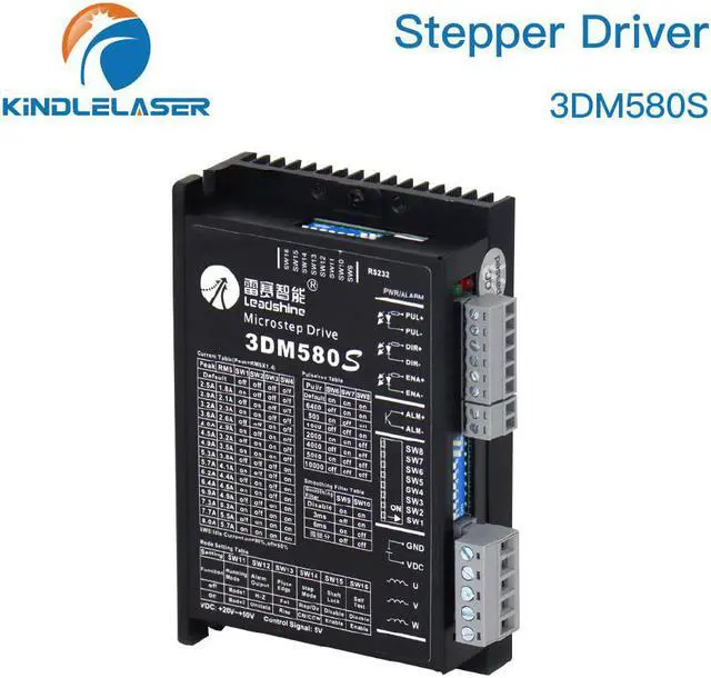 Main image of Kindlelaser Leadshine 3 phases 3DM580S, pilote de moteur pas à pas 18-50vdc 1.0-8. 0a