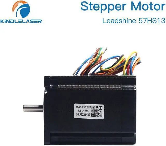 Alt view image 3 of 4 - KINDLELASER Leadshine 2 Phase moteur pas à pas 57HS13 pour NEMA 23 4A longueur 76mm arbre 6.35mm
