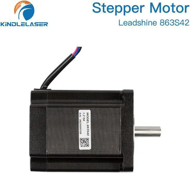 Alt view image 3 of 4 - KNIDLELASER Leadshine  moteur pas à pas 3 phases 863S42 pour NEMA34 4.3A, longueur 103mm, arbre 12mm