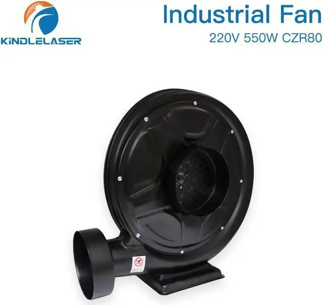 Main image of KINDLELASER  ventilateur d'extraction 220V, 550W, souffleur d'air centrifuge pour Machine de découpe et gravure Laser CO2, pression moyenne, faible bruit