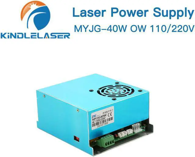 Main image of Kindle Laser  alimentation Laser 40W CO2 MYJG-40W OW 110V/220V pour Machine de découpe et gravure de Tube Laser