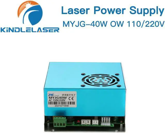 Alt view image 3 of 4 - Kindle Laser  alimentation Laser 40W CO2 MYJG-40W OW 110V/220V pour Machine de découpe et gravure de Tube Laser