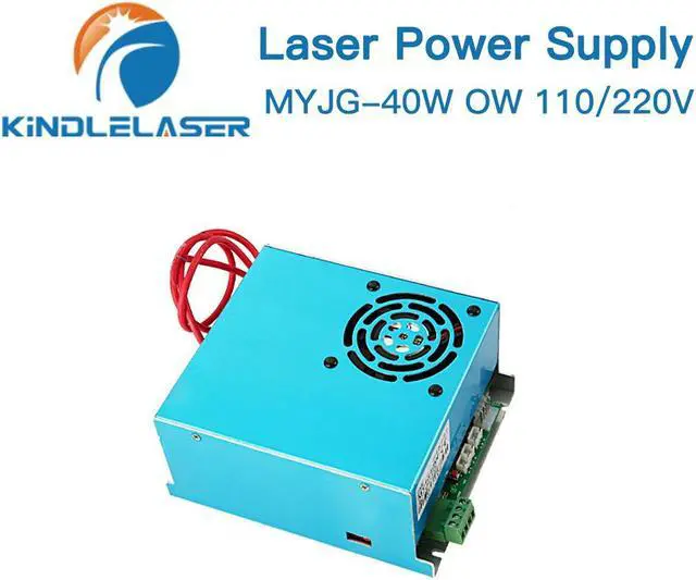 Alt view image 4 of 4 - Kindle Laser  alimentation Laser 40W CO2 MYJG-40W OW 110V/220V pour Machine de découpe et gravure de Tube Laser