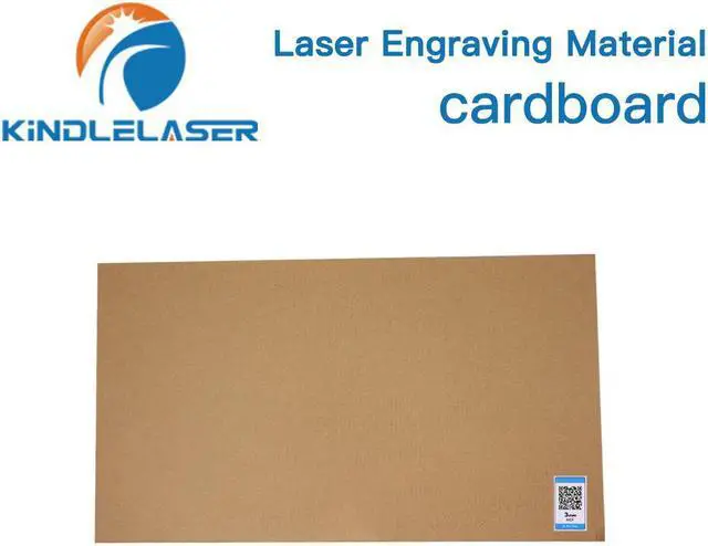 Main image of Kindle Laser  matériel de gravure en carton 54x30.5cm, matériel de bricolage pour Mini imprimante Laser 3d de bureau, 10 pièces