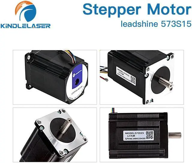 Alt view image 3 of 4 - KINDLELASER Leadshine Nema23  moteur pas à pas 57mm, 3 phases, 5,2 a, 150ncm (573S15), 6 têtes pour imprimante 3D CNC XYZ