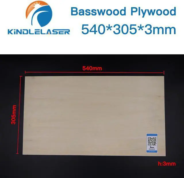 Alt view image 2 of 4 - Kindle Laser  plaque en bois pour Machine Laser, 54x30.5cm, pour bricolage, Machine de marquage Co2, 10 pièces