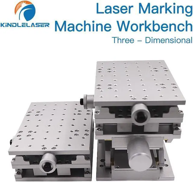 Alt view image 4 of 4 - Kindlelaser  Machine de marquage Laser 3D, établi, axe XYZ, 210x150x150mm, hauteur 150-275mm, pour Machine à Laser à Fiber