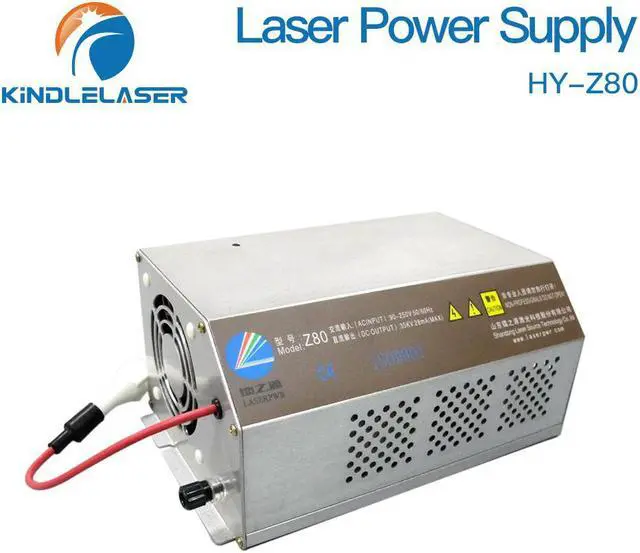 Main image of Kindle Laser  moniteur d'alimentation Laser 80-100W, série Z HY-Z80, Tube EFR pour Machine de découpe et gravure Laser CO2 AC90-250V